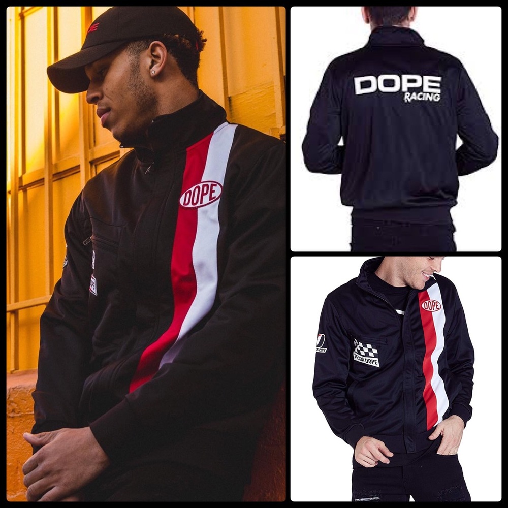 DOPE 🏎 DPSP Racing Track Jacket NWT